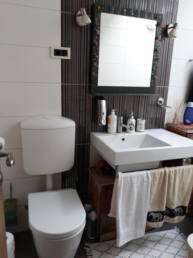 Camping Under The Walnut In Your Own Tent On A Shared Lot And Shared Bathroom Laibach Exterior foto